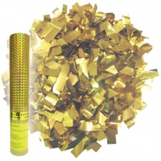 Золотое конфетти 30 см пневмохлопушка 